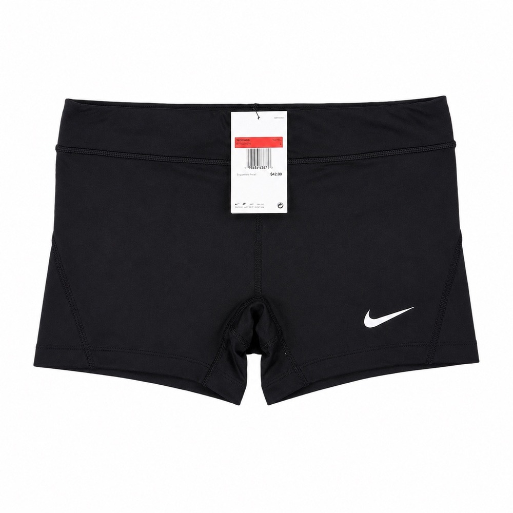 Nike Womens Performance Volleyball Shorts Black BV1020-010 Size L NWT
